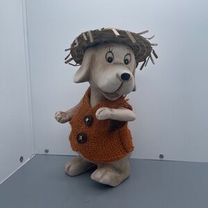 DOG Figurine Ornament 9" Tall, Indoor Use.   Unbranded